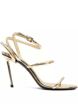 Босоножки на каблуке Alaa, золотой