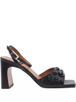 Босоножки на каблуке ANGEL ALARCON, черный