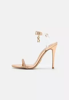 Босоножки на каблуке Balia Steve Madden, розовое золото