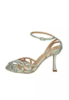 Босоножки на каблуке Bibi Lou, посеребренный