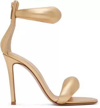 Босоножки на каблуке Bijoux Gianvito Rossi, Gold