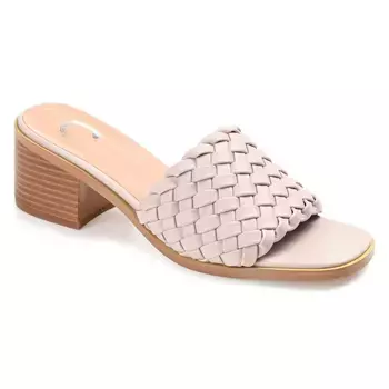 Босоножки на каблуке-блоке от Filicia Journee, серый