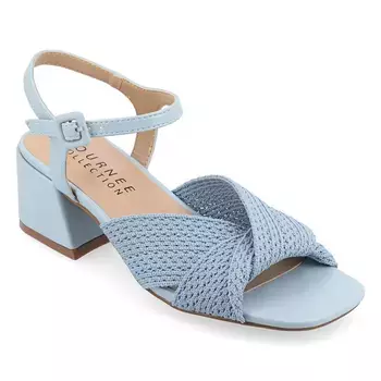 Босоножки на каблуке-блоке Zerlina Journee, синий