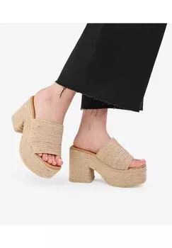 Босоножки на каблуке Bosanova, бежевый