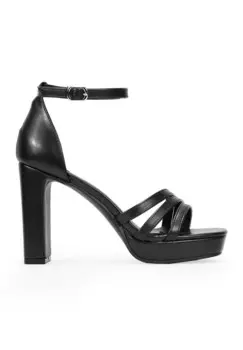 Босоножки на каблуке Bosanova, черный