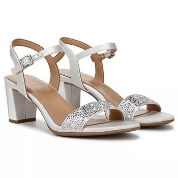 Босоножки на каблуке Bristol 5 от Naturalizer, pearl white fabric