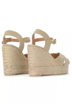 Босоножки на каблуке Castaer, бежевый