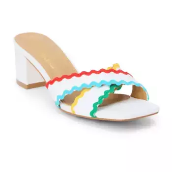 Босоножки на каблуке Coconuts by Principessa Matisse, белый