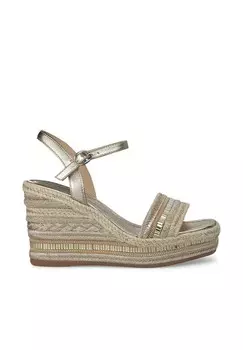 Босоножки на каблуке CON PEDRERA Alma en Pena, бронза