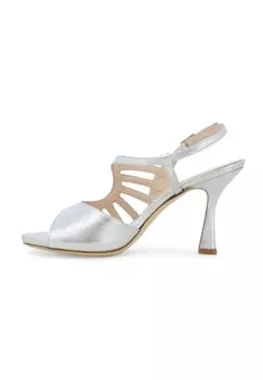 Босоножки на каблуке ELEGANTE TACCO Melluso, серебряный