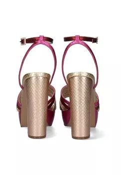 Босоножки на каблуке Ex, разноцветный