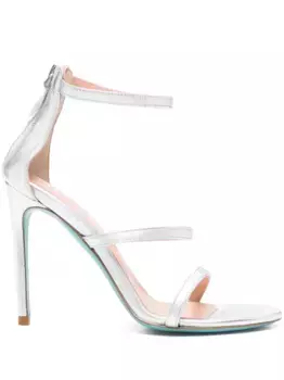 Босоножки на каблуке Fratelli Russo, серебяный