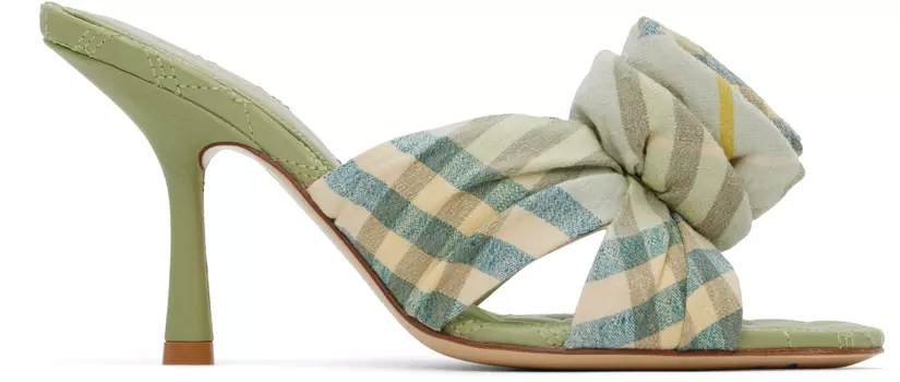 Босоножки на каблуке Green Mews Rose Burberry