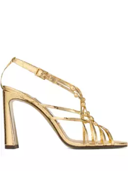 Босоножки на каблуке JIMMY CHOO, золотой