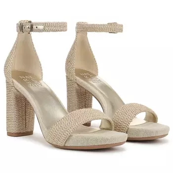 Босоножки на каблуке Joy Naturalizer, natural gold woven fabric
