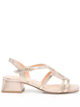 Босоножки на каблуке Julie Dee, золотой