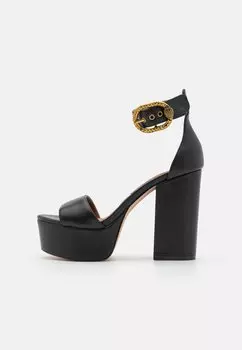 Босоножки на каблуке Langley Mayfair Platform Kurt Geiger London, черный