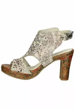 Босоножки на каблуке LAURA VITA, бежевый