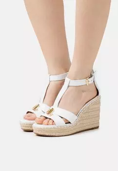 Босоножки на каблуке Lauren Ralph Lauren, белый