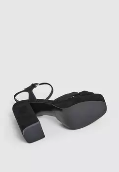 Босоножки на каблуке Lenny Bow Pepe Jeans, черный