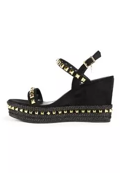 Босоножки на каблуке LOLA CASADEMUNT, черный