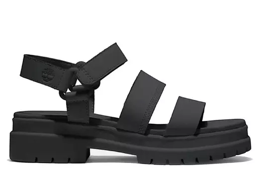 Босоножки на каблуке London Vibe с 3 ремешками Timberland, черный