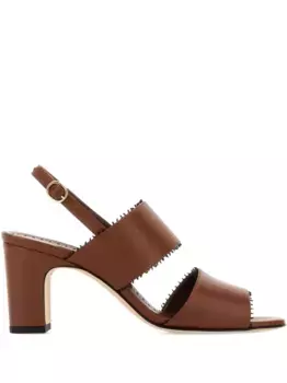Босоножки на каблуке Manolo Blahnik, коричневый