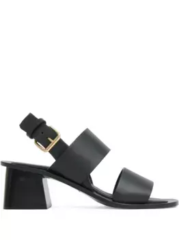 Босоножки на каблуке Mansur Gavriel, черный