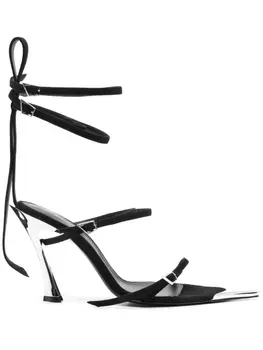 Босоножки на каблуке Mugler, черный