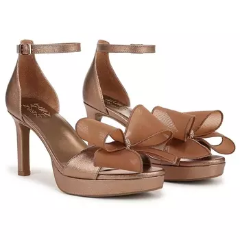 Босоножки на каблуке Naturalizer, cookie dough faux leather