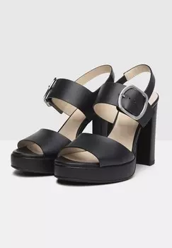 Босоножки на каблуке NeroGiardini, черный