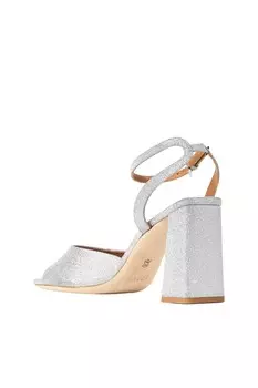 Босоножки на каблуке Solange с бриллиантами STAUD