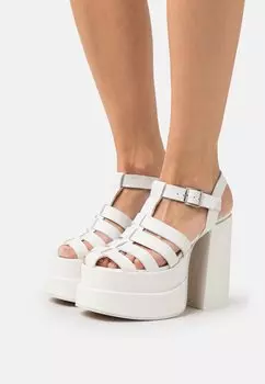 Босоножки на каблуке Steve Madden, белый