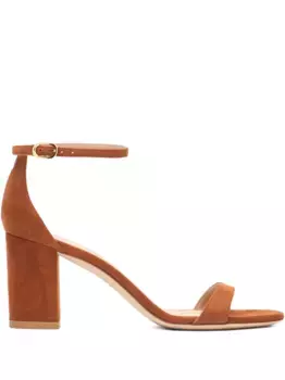 Босоножки на каблуке Stuart Weitzman, коричневый