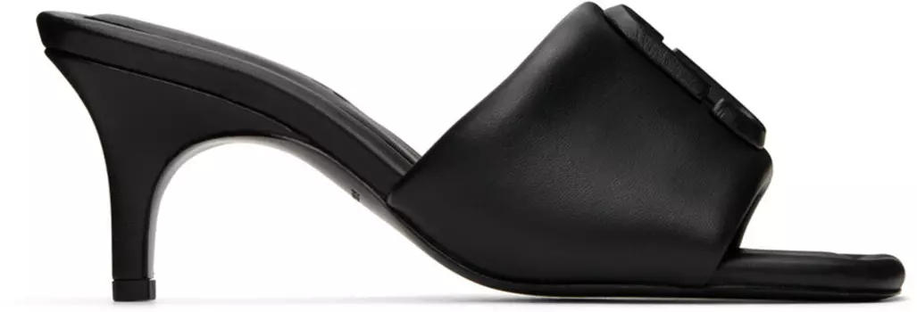 Босоножки на каблуке «The Leather J Marc» Marc Jacobs, черный