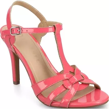 Босоножки на каблуке Valry dress sandal Journee, patent/coral