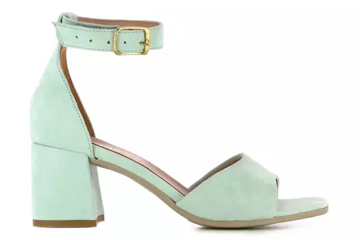 Босоножки на каблуке в стиле джунглей Camila'S, бирюзовый