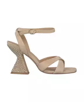 Босоножки на каменном каблуке Alma En Pena, бежевый