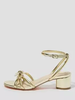 Босоножки на металлическом каблуке с ремешками wynn Monsoon, золотой