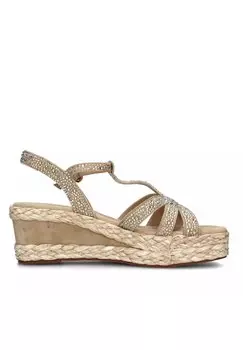 Босоножки на платформе Alma en Pena, бежевые