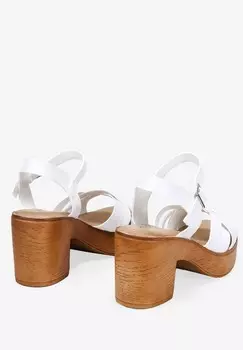 Босоножки на платформе Bosanova, белый