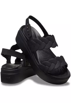 Босоножки на платформе BROOKLYN Crocs, черный