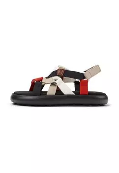 Босоножки на платформе Camper, темно-красный