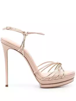 Босоножки на платформе Casadei, розовый