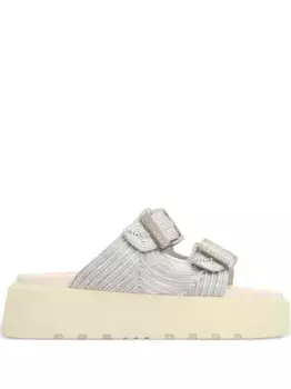 Босоножки на платформе Casadei, серый