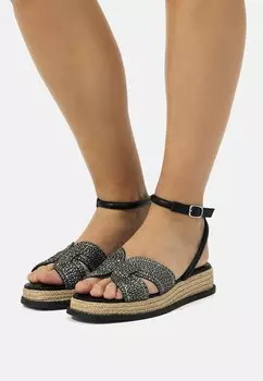 Босоножки на платформе Espadrillas Maria Mare, серый