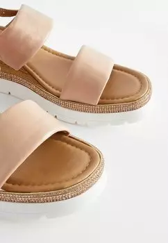 Босоножки на платформе Forever Comfort Next, телесный