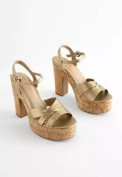 Босоножки на платформе Forever Comfort® Regular Fit Next, золотой