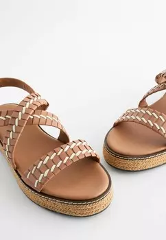Босоножки на платформе FOREVER COMFORT WEAVE REGULAR FIT Next, коричневый
