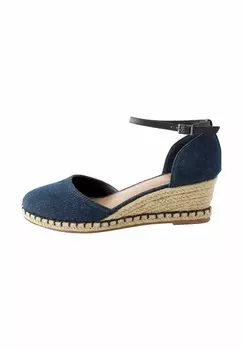 Босоножки на платформе FOREVER COMFORTCLOSED TOE REGULAR FIT Next, темно-синий